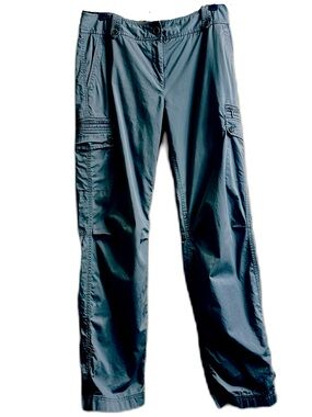 Talbots Women's Gray/green Cargo Pants - Utility Style size 8